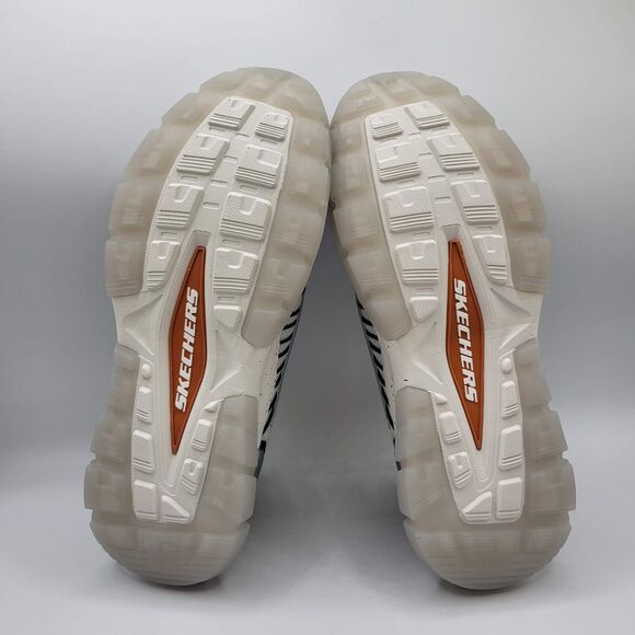 Skechers Romello Varsper Mens 11 Shoes Light Gray Casual Slip On Sneakers - Picture 5 of 12